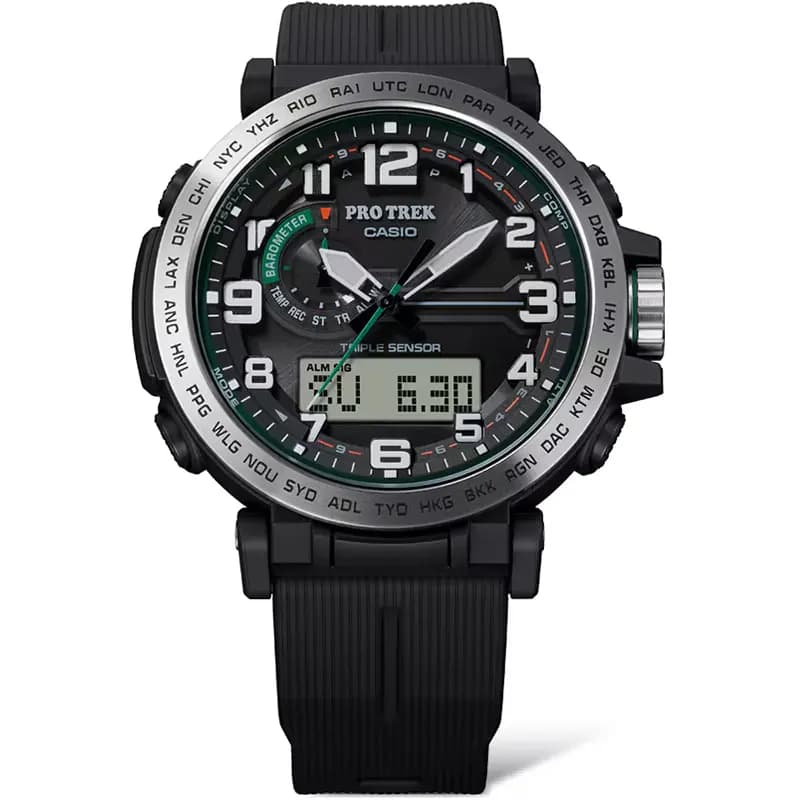 Casio Pro Trek PRG-601-1 Tough Solar Black Dial Men's Watch