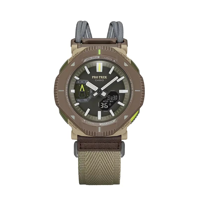 Casio Pro Trek Solar Bluetooth® Olive Green Dial Men's Watch | PRJ-B001B-5