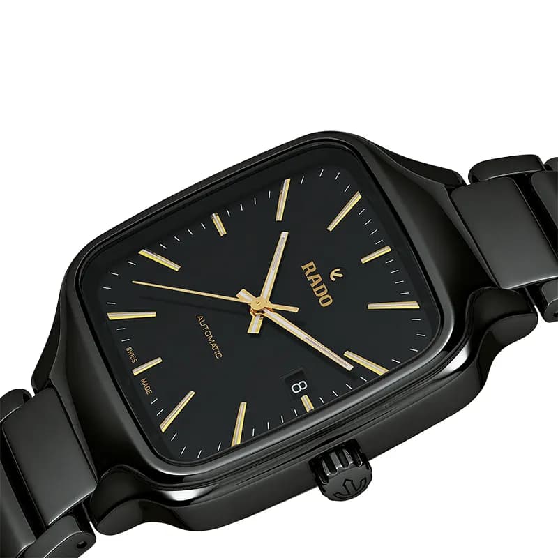 Rado True Square Automatic Black Dial Men's Watch | R27078162