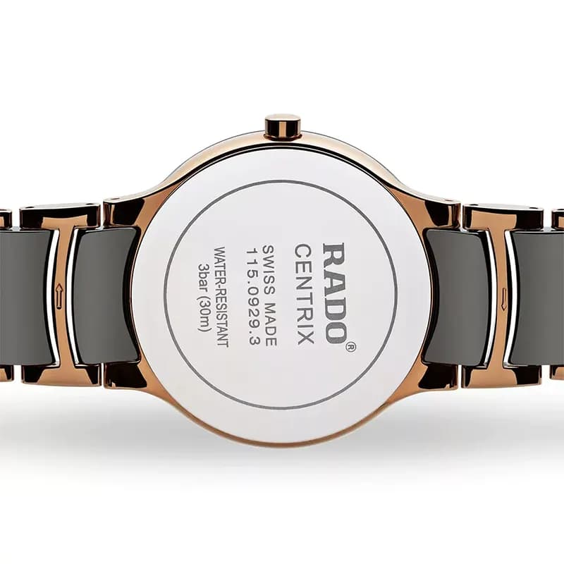Rado Centrix Silver Dial Two-tone Men's Watch | R30554762