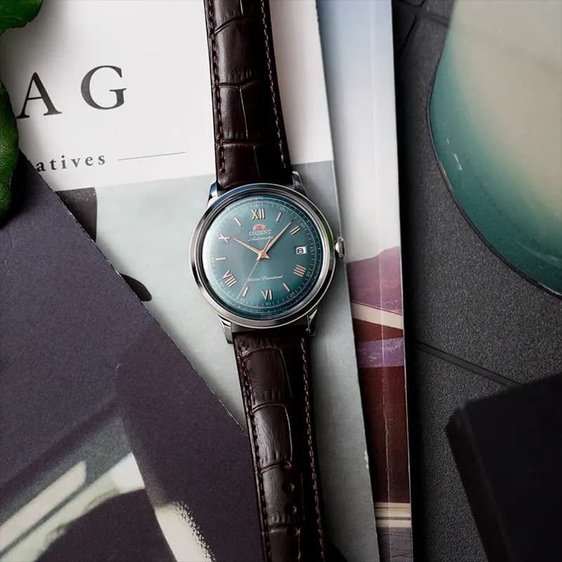 Orient Bambino Version II Green Dial Men's Watch | RA-AC0023E