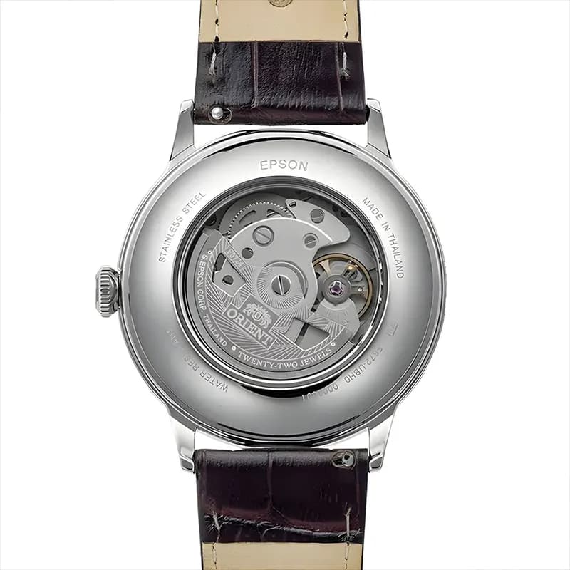 Orient Bambino Version II Arabic Numerals Bordeaux Dial Men's Watch | RA-AC0037R