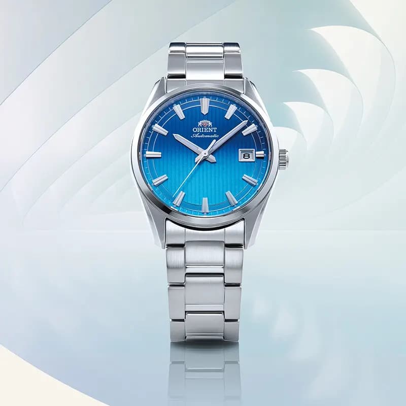 Orient Contemporary Stretto Date Gradient Blue Limited Edition Men's Watch | RA-AC0R09L