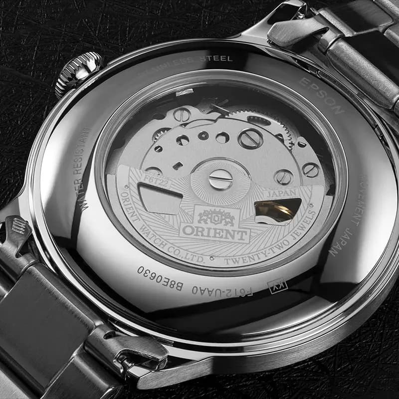 Orient Bambino Open Heart Blue Dial Men's Watch | RA-AG0028L
