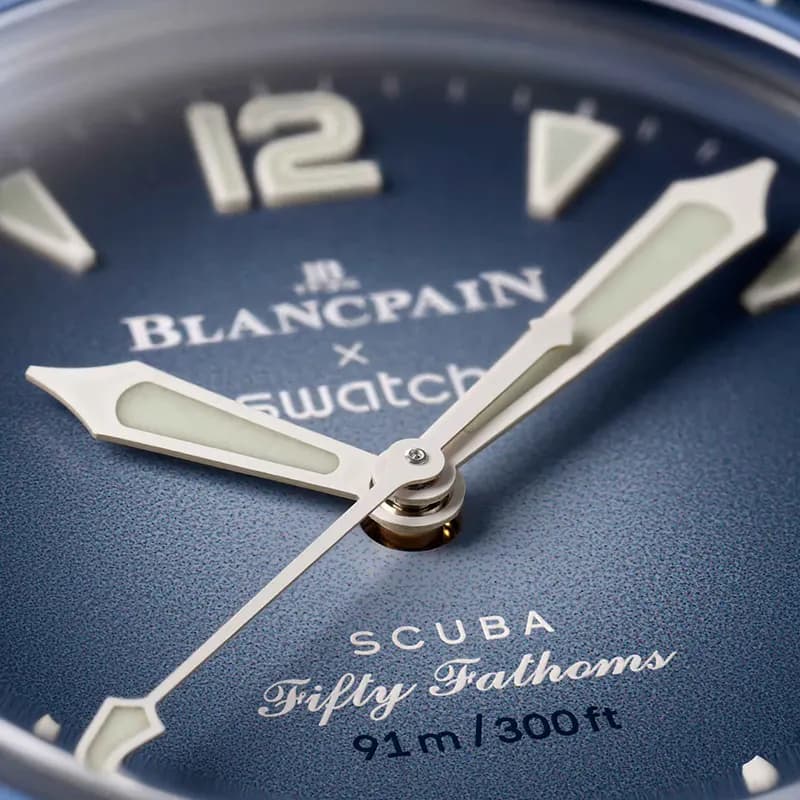 Blancpain X Swatch Scuba Fifty Fathoms Atlantic Ocean Automatic Men's Watch | S035A100