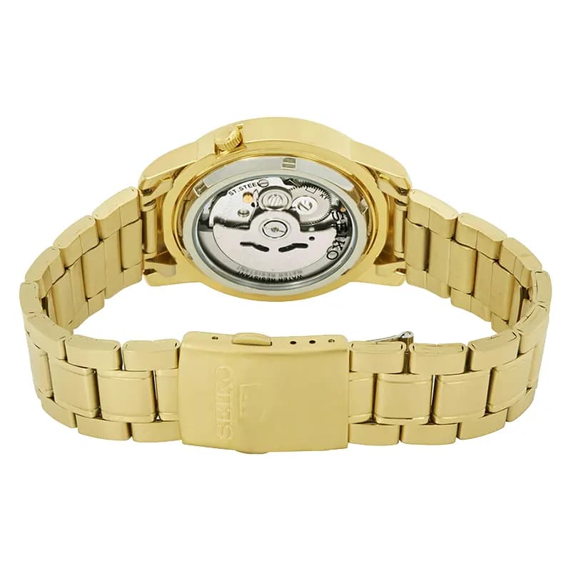 Seiko 5 Automatic Yellow Gold-tone Men's Watch | SNKK20K1
