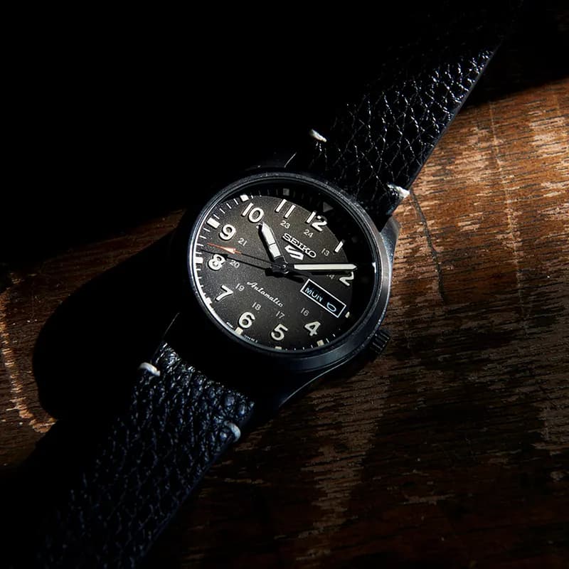 Seiko 5 Sports Field ‘Specialist’ Automatic Black Dial Men's Watch | SRPG41