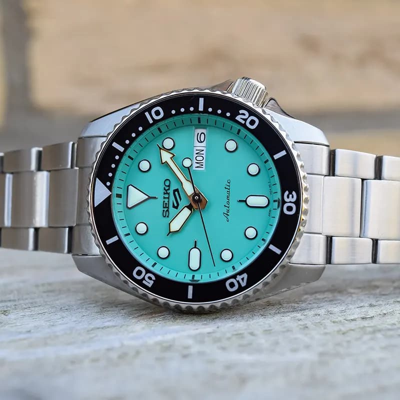Seiko 5 Sports SKX “Midi” Tiffany Blue Men’s Watch | SRPK33K1