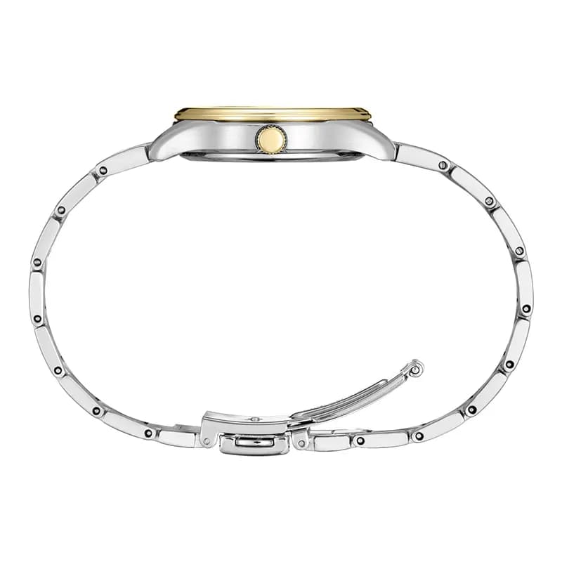 Seiko Essentials Silver Dial Two-tone Ladies Watch | SUR474