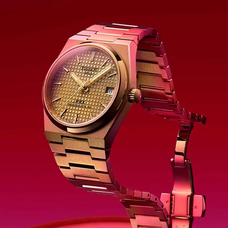 Tissot PRX Powermatic 80 35mm Champagne Dial Ladies Watch | T137.207.33.021.00