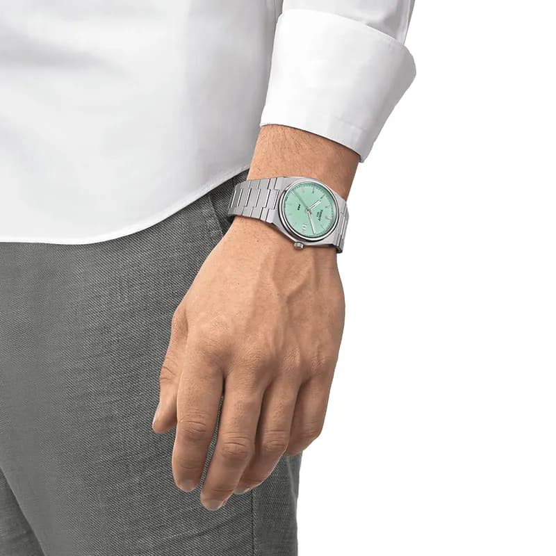 Tissot PRX Mint Green Dial Men's Watch | T137.410.11.091.01