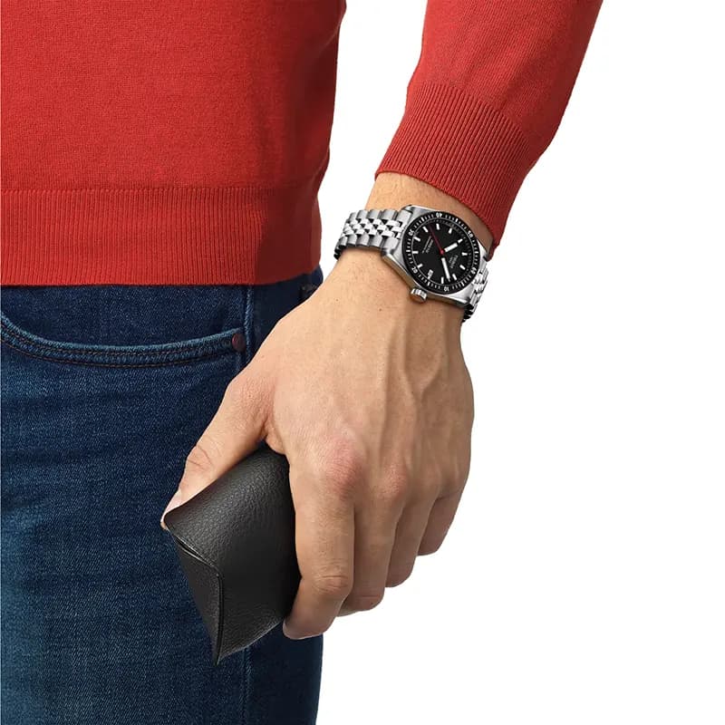 Tissot PR516 Powermatic 80 Black Dial Men's Watch | T149.407.11.051.00