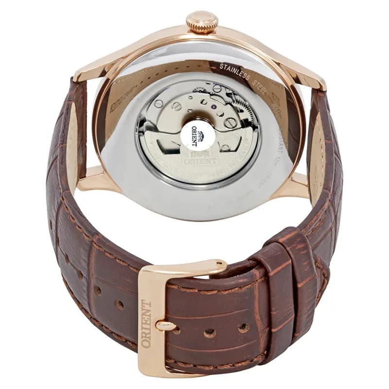 Orient Envoy Open Heart Brown Dial Automatic Men's Watch | AG00001T