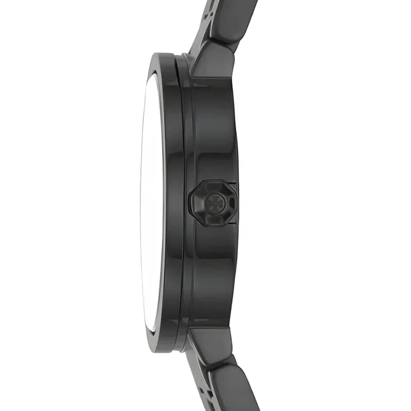 Tory Burch Reva 28mm Gold Dial Black Ladies Watch | TBW4038