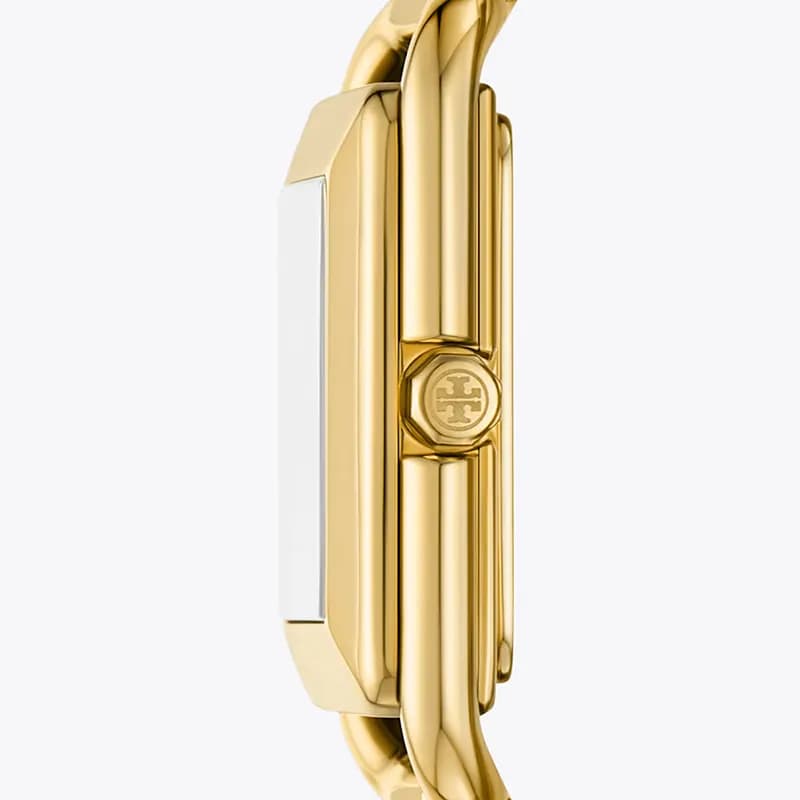 Tory Burch Kira Ivory Dial Gold-Tone Ladies Watch | TBW6020
