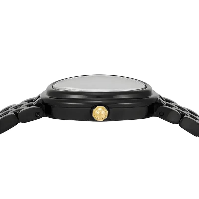 Tory Burch The Oval Black Dial Ladies Watch | TBW6035