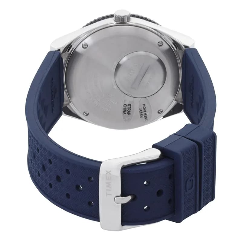 Q Timex Reissue Blue Dial Pepsi Bezel Men's Watch | TW2V32100