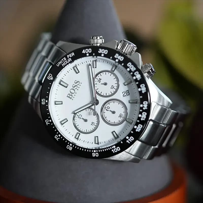 Hugo Boss Hero Chronograph White Dial Men’s Watch | 1513875 secondary view