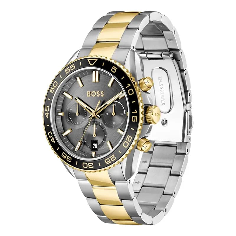 Hugo Boss Runner Chronograph Grey Dial Men's Watch | 1514144 secondary view