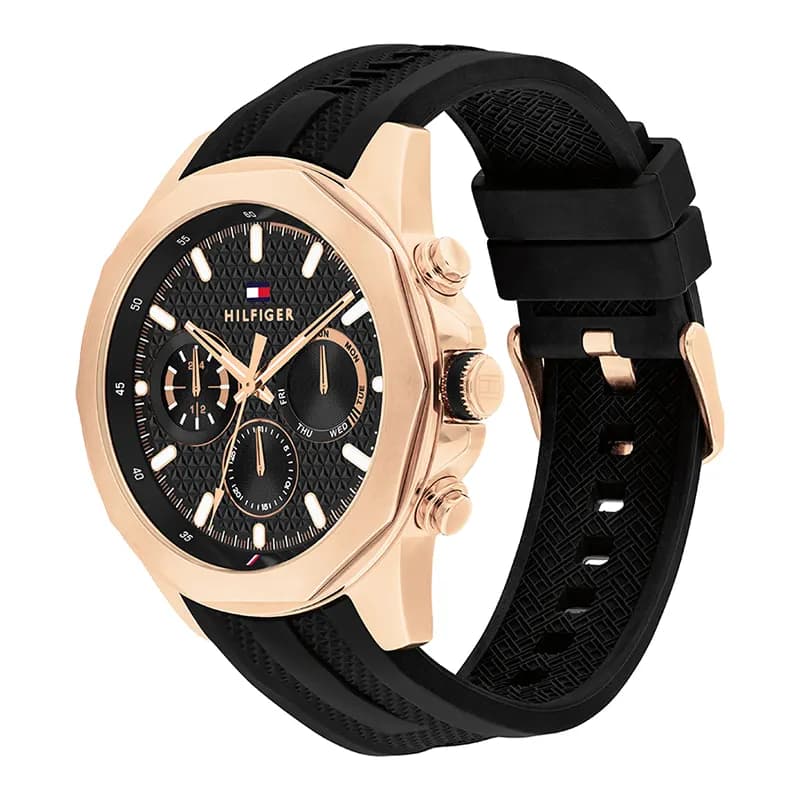 Tommy Hilfiger Lars Multifunction Black Dial Men's Watch | 1710650