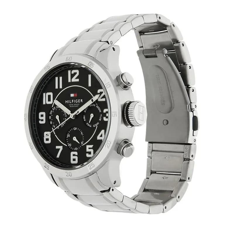 Tommy Hilfiger Trent Chronograph Black Dial Men's Watch | 1791054 secondary view