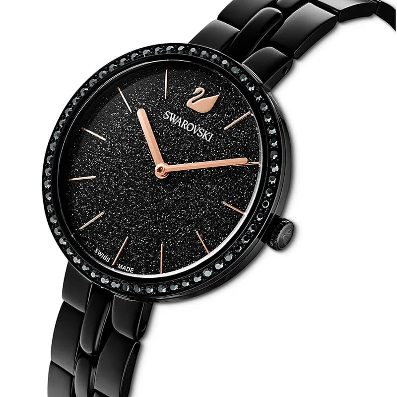Swarovski Cosmopolitan Black Dial Ladies Watch | 5547646