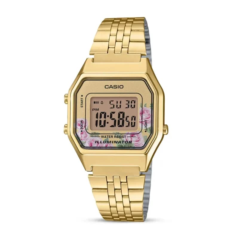 Casio LA680WGA-4C Vintage Retro Gold-tone Ladies Watch