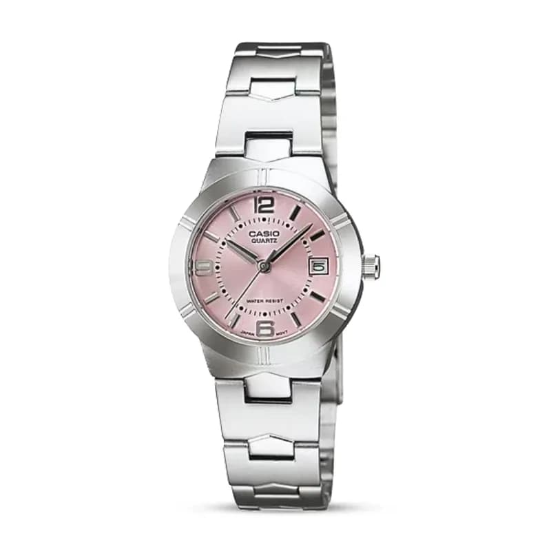 Casio Enticer LTP-1241D-4ADF Pink Dial Ladies Watch