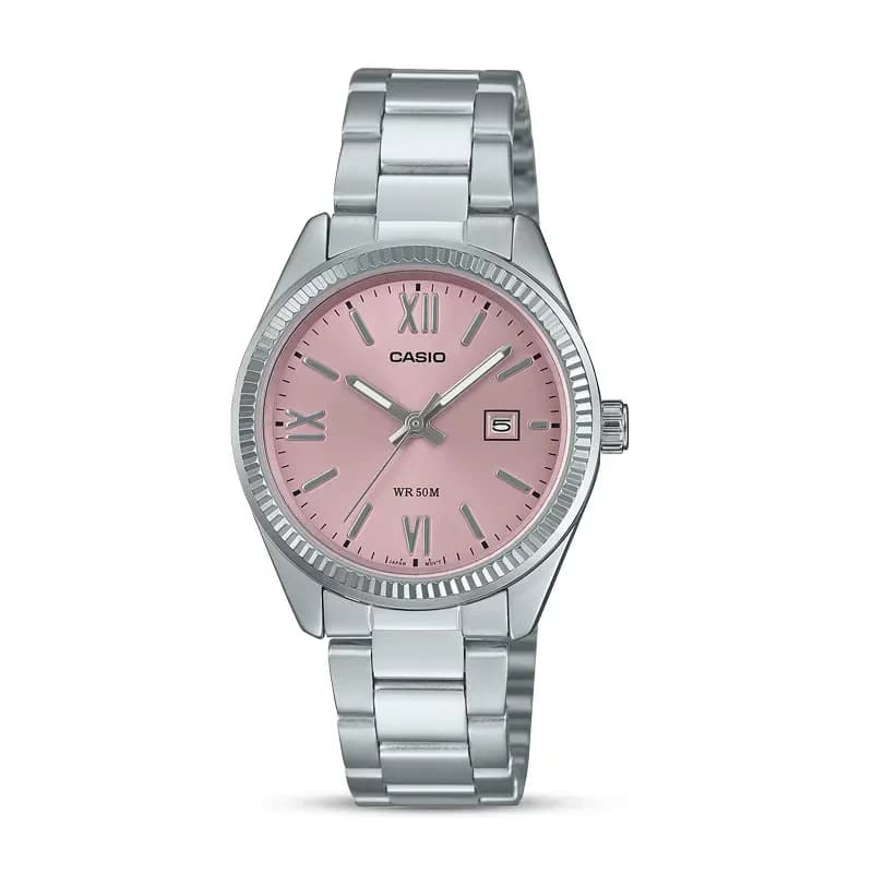 Casio Enticer Pink Dial Ladies Watch | LTP-1302DD-4A1