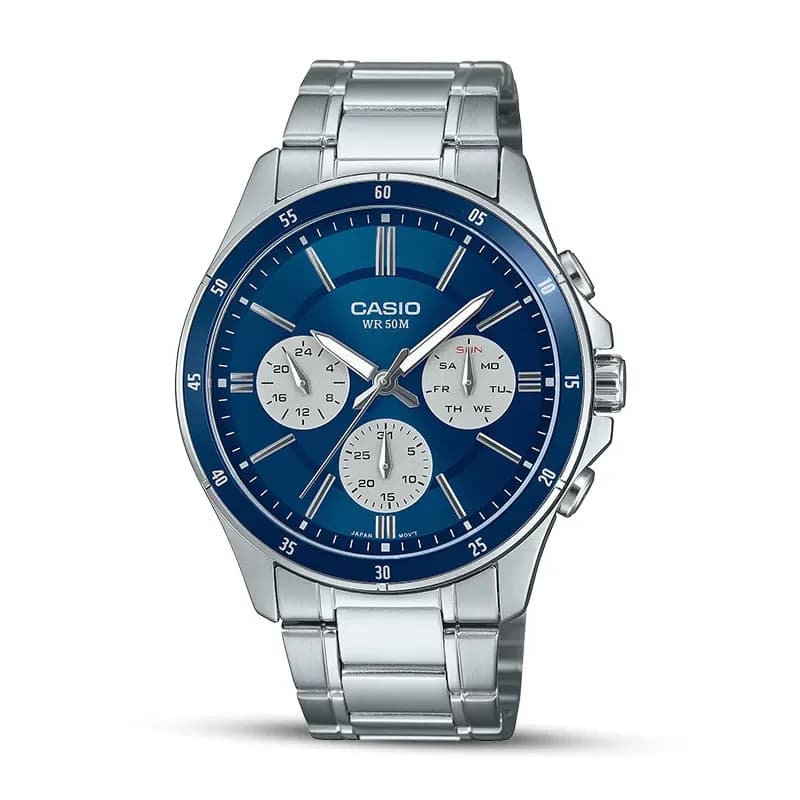 Casio Enticer MTP-1374D-2A3VDF Blue Dial Men's Watch