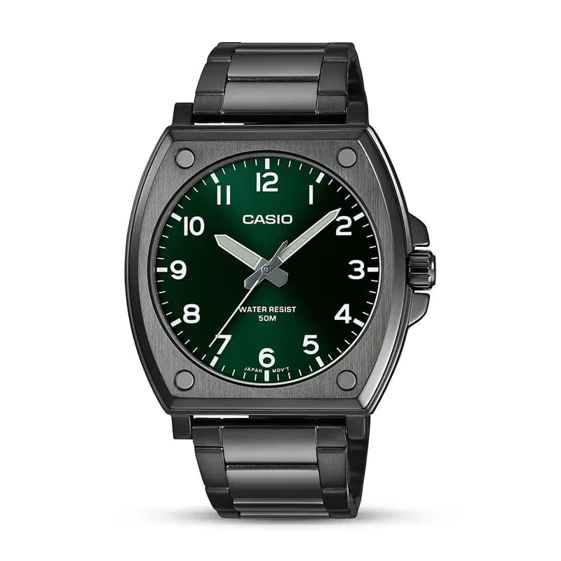Casio Enticer Classic Green Dial Men's Watch | MTP-E730B-3AV