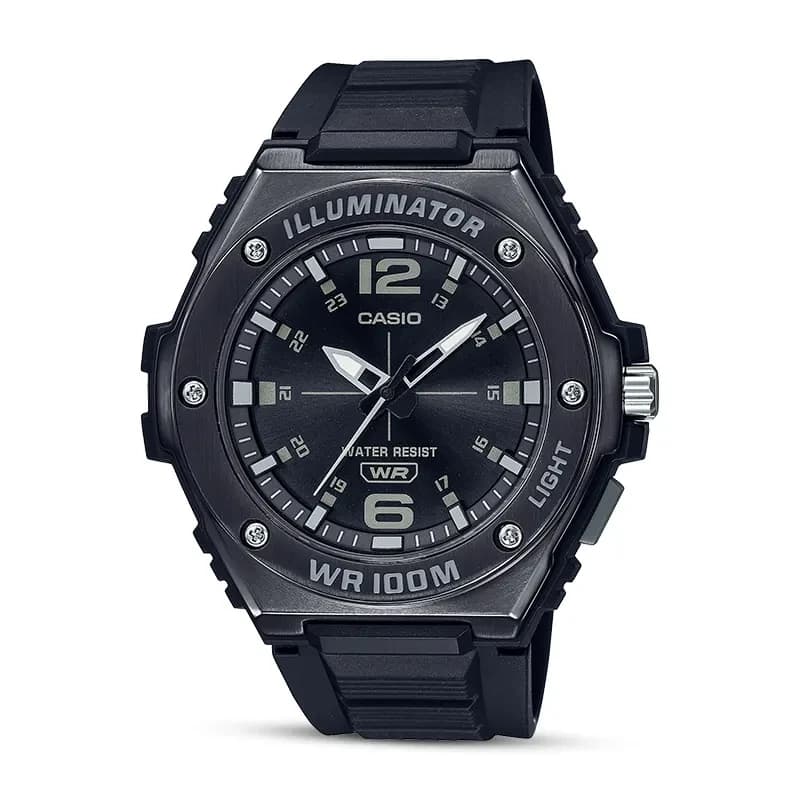 Casio Youth Illuminator MWA-100HB-1AV Black Dial Men's Watch