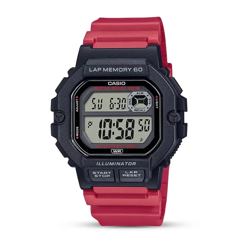 Casio WS-1400H-4AV Youth Digital Grey Dial Men's Watch