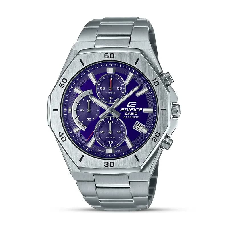 Casio Edifice Chronograph Blue Dial Men's Watch | EFB-680D-2BVUDF