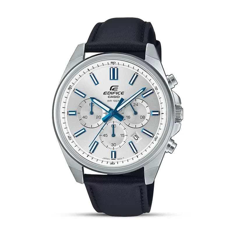 Casio Edifice Chronograph Silver Dial Men's Watch | EFV-650L-7AV