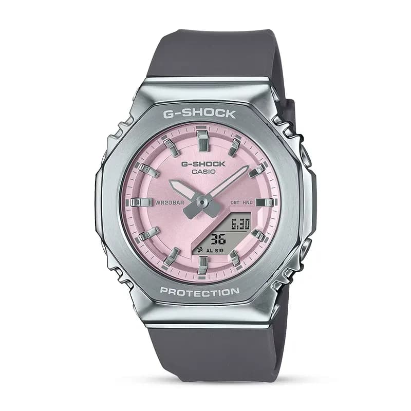 Casio G-Shock GM-S2110-4A Pink Dial Ladies Watch