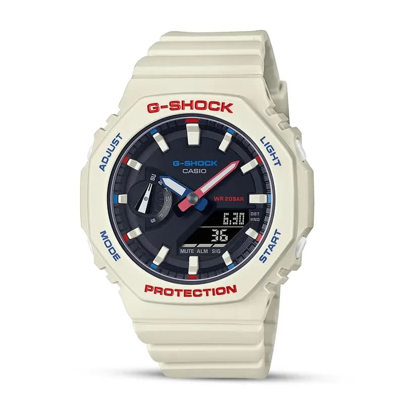Casio G-Shock GMA-S2100WT-7A1 Carbon Core Guard Black Dial Watch