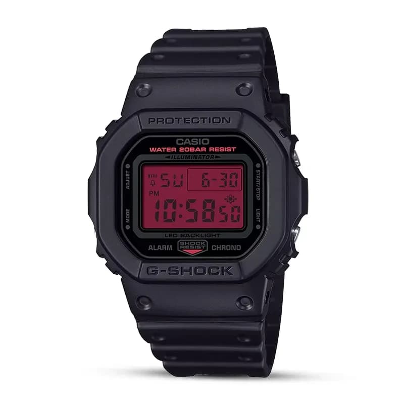 Casio G-Shock Vibrant Red Digital Dial Men’s Watch | DW-5600BBR-1