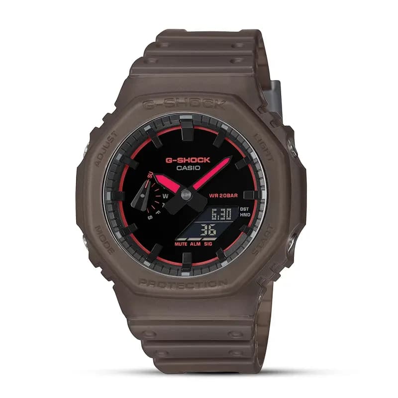 Casio G-Shock 'Music Driven Nightlife' Inspired Red-Black Dial Men's Watch | GA-2100K-5A