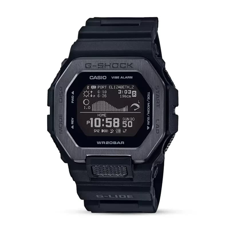 Casio G-Shock GBX-100NS-1 G-LIDE (Bluetooth) Black Dial Men's Watch