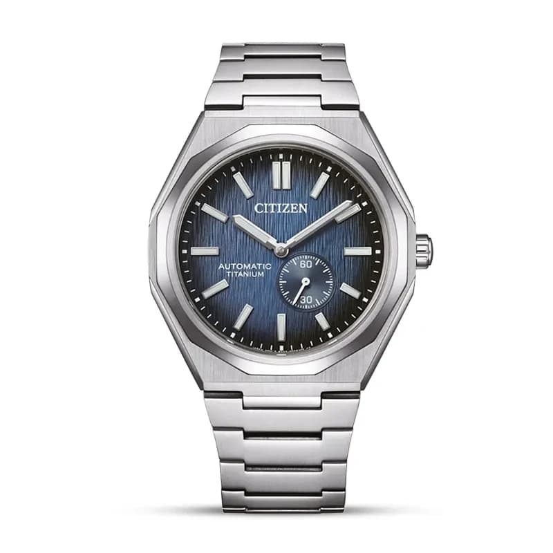 Citizen Zenshin 60 Automatic Dark Blue Dial Super Titanium Men’s Watch | NK5020-58M