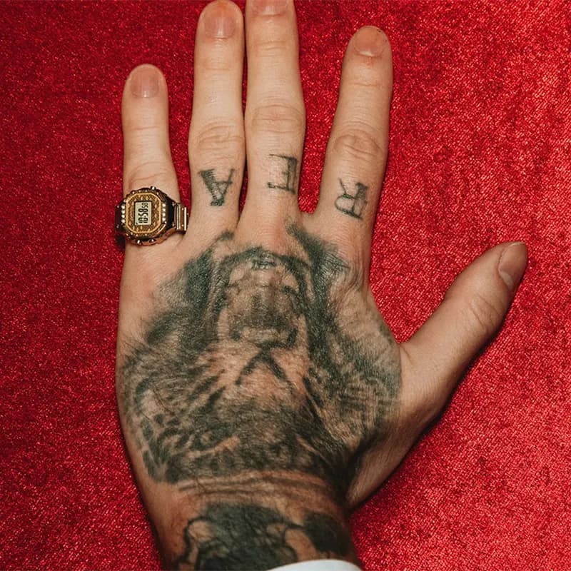 Casio X J Balvin Limited Edition Digital Gold-Tone Ring Watch | CRW-001JB-9