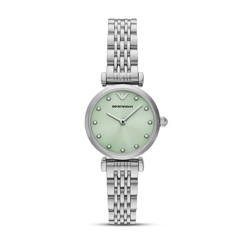 Emporio Armani Classic Light Green Dial Ladies Watch | AR11667