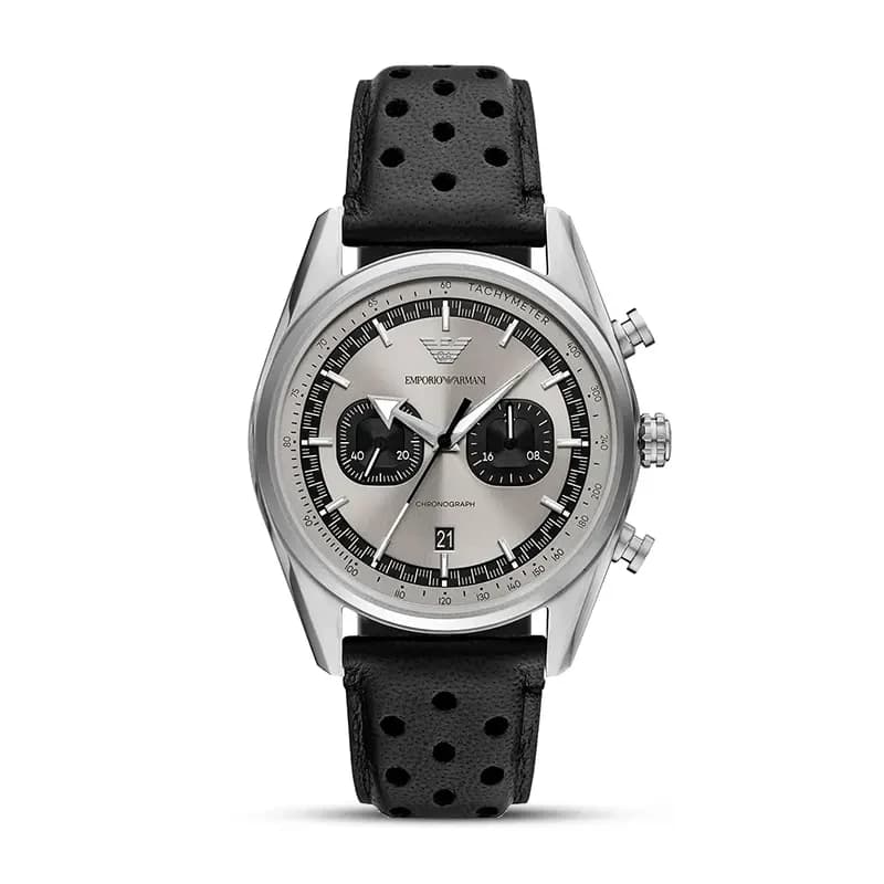 Emporio Armani Racer Chronograph Grey Dial Men's Watch | AR11677