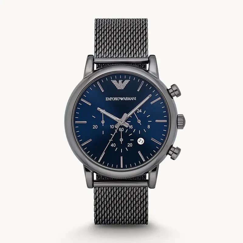Emporio Armani Luigi Chronograph Blue Dial Men's Watch | AR1979