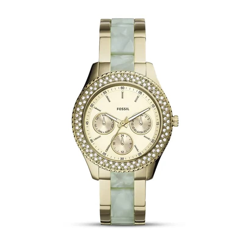 Fossil Stella Multifunction Two-Tone Ladies Watch | ES4757