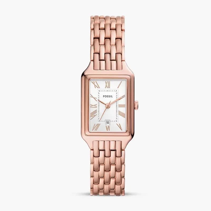 Fossil Raquel Three-Hand Date White Dial Ladies Watch | ES5271