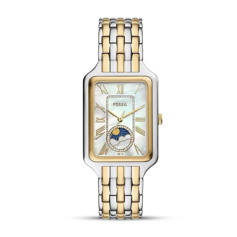 Fossil Raquel Sun Moon Multifunction Two-Tone Ladies Watch | ES5399