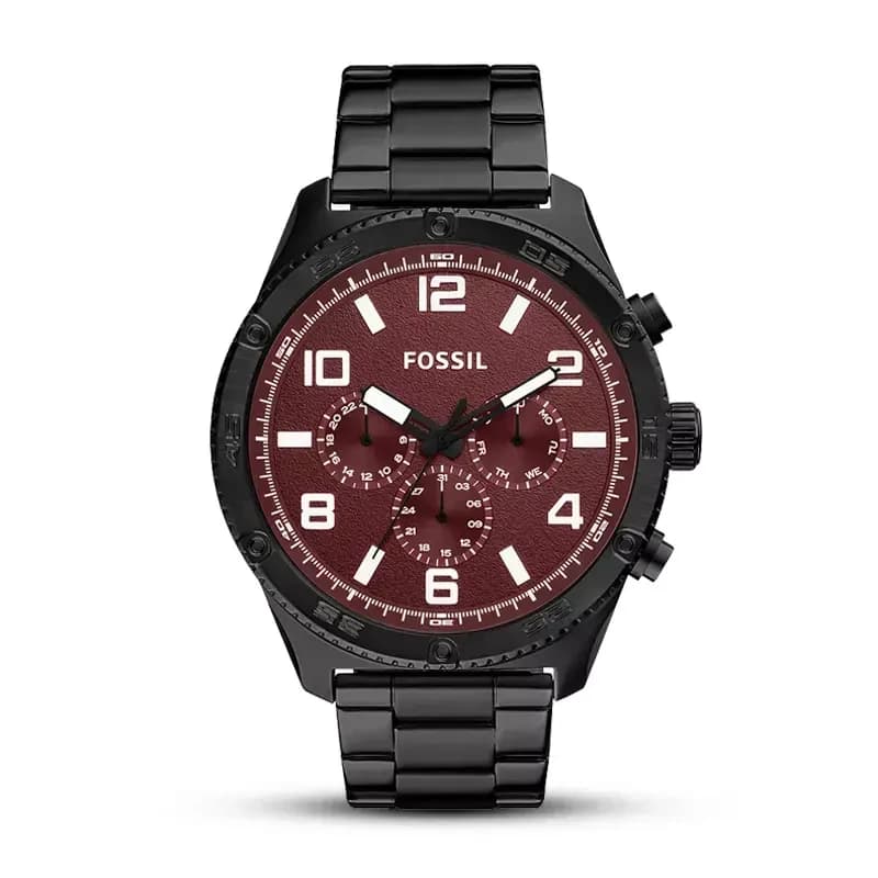 Fossil Brox Multifunction Burgundy Dial Men's Watch | BQ2803