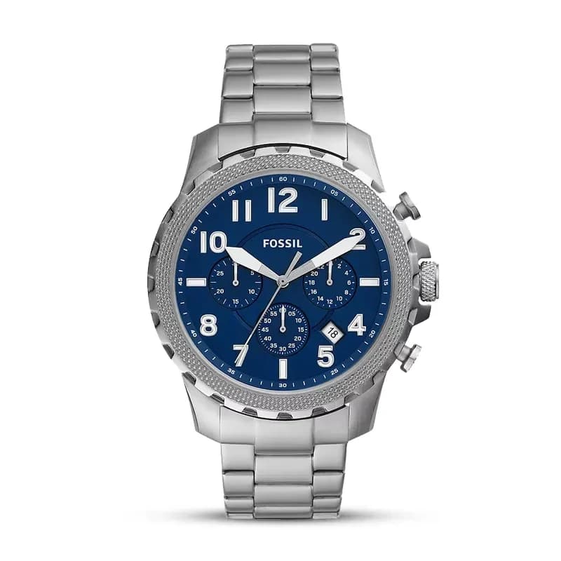 Fossil Bowman Chronograph Blue Dial Men’s Watch | FS5604